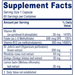 Vitanica Uplift Emotional Support 120 vegetarian capsules supplement facts label