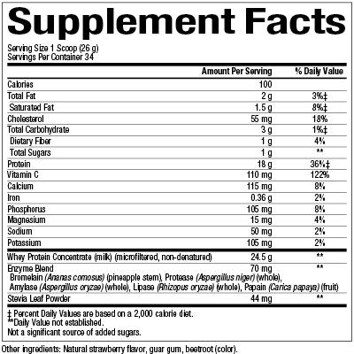 Whey Factors Powder 2 lbs by Natural Factors