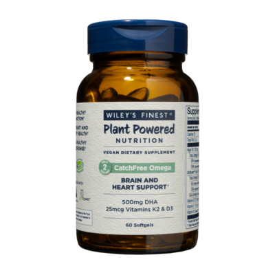 Wiley's Finest CatchFree Omega, 60 softgels, front of bottle