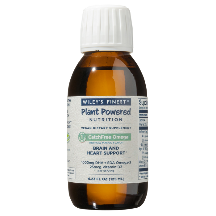 Wiley's Finest Vegan CatchFree Omega Liquid Tropical Mango