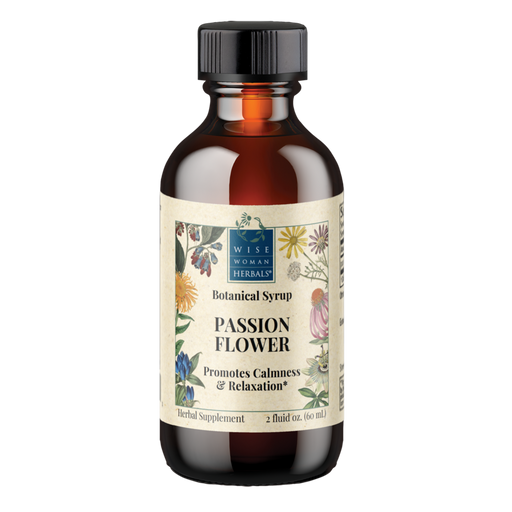 Wise Woman Herbals Passionflower Calm & Relaxation, 2 fl oz, front of bottle