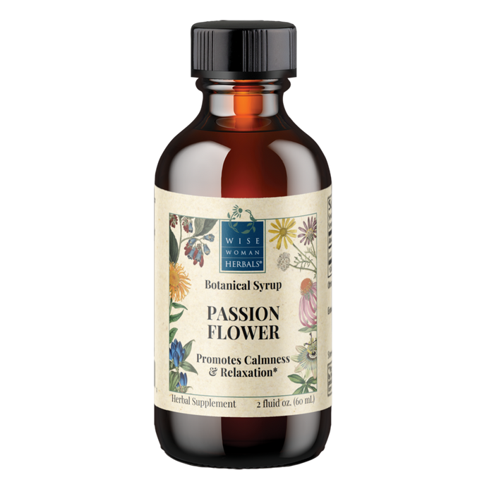 Wise Woman Herbals Passionflower Calm & Relaxation, 2 fl oz, front of bottle