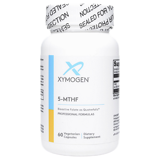 Xymogen 5-MTHF 2000 mcg, 60 capsules, front of bottle