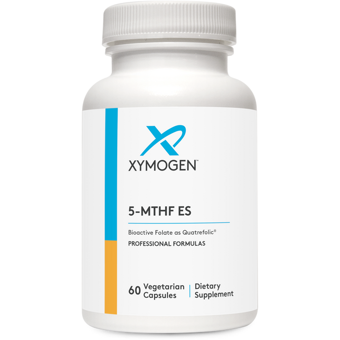 Xymogen 5-MTHF ES 10 mg, 60 capsules, front of bottle
