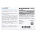 Xymogen's HistDAO 60 tablets supplement facts label