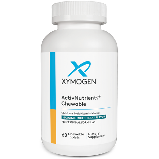 Xymogen ActivNutrients Chewable Mixed Berry, 60 tablets, front of bottle
