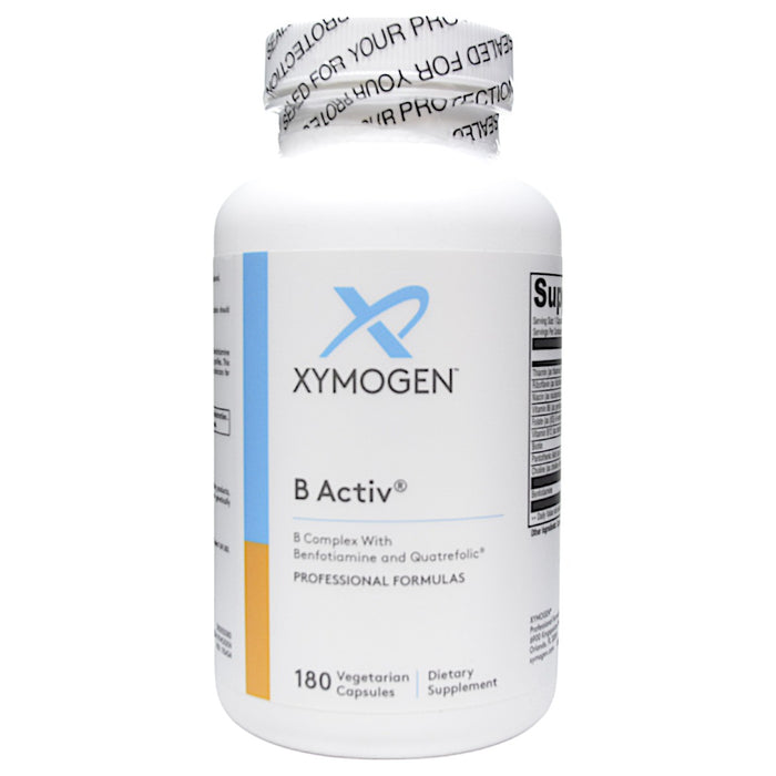 Xymogen B Activ, 180 capsules, front of bottle