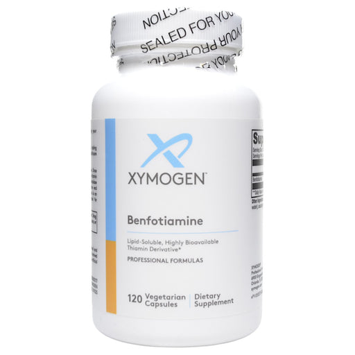 Xymogen Benfotiamine, 120 capsules, front of bottle