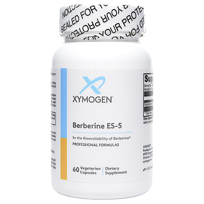 Xymogen Berberine ES-5 200 mg, 60 capsules, front of bottle