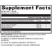 Xymogen Berberine ES-5 Duo 60 capsules supplement facts label