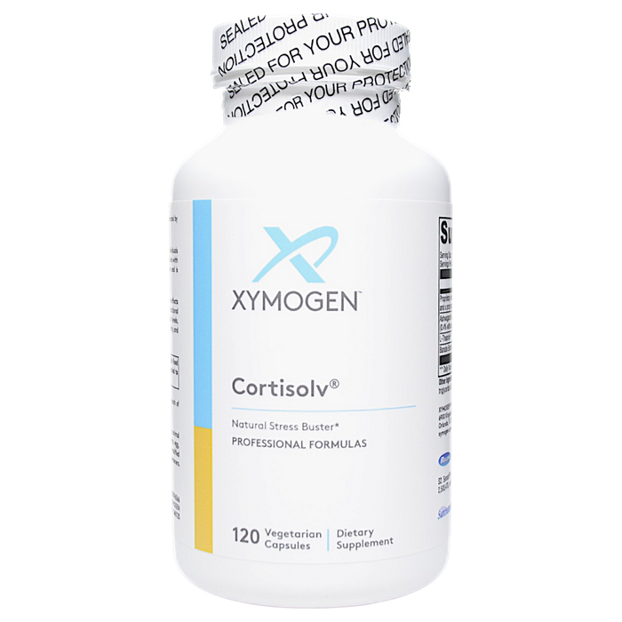 Xymogen Cortisolv, 120 capsules, front of bottle