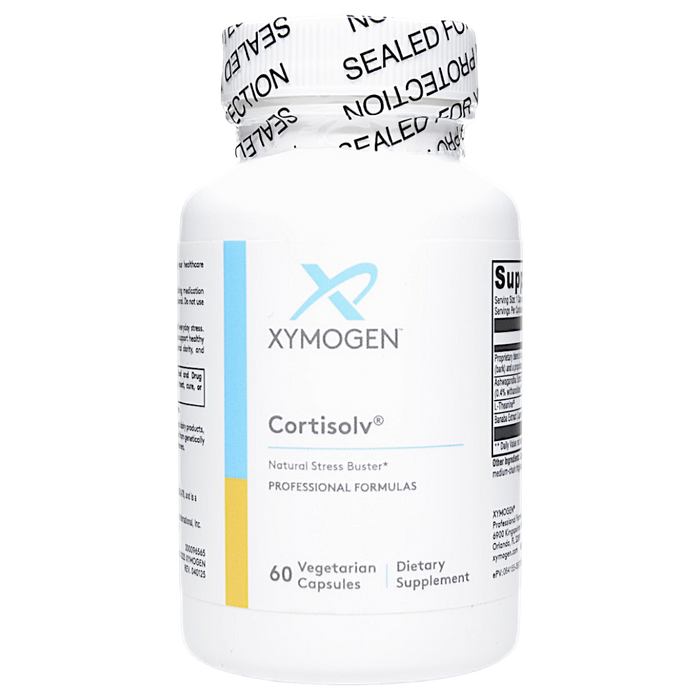 Xymogen Cortisolv, 60 capsules, front of bottle