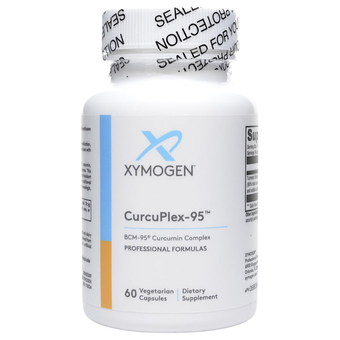 Xymogen CurcuPlex-95, 60 capsules, front of bottle