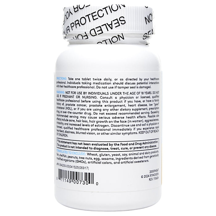 Xymogen DHEA Micronized 10 mg 60 tablets directions label