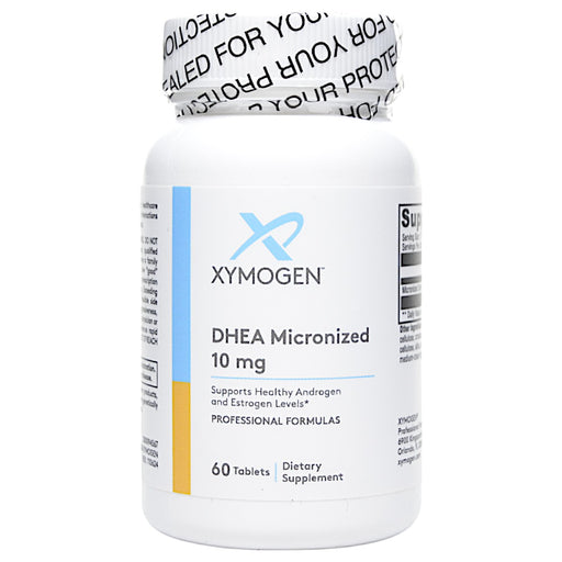 Xymogen DHEA Micronized 10 mg, 60 tablets, front of bottle
