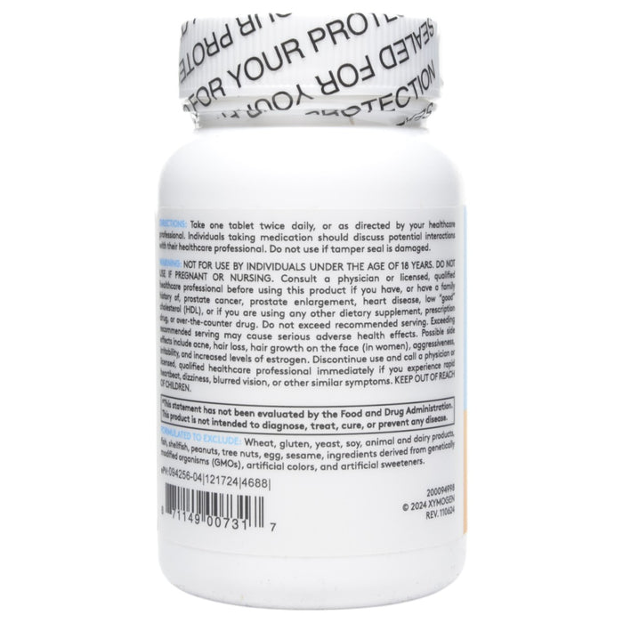 Xymogen DHEA Micronized 25 mg 60 tablets directions label
