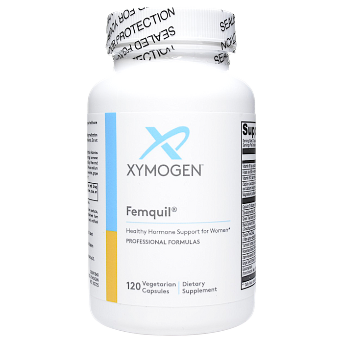 Xymogen Femquil, 120 capsules, front of bottle