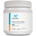 Xymogen FIT Food Lean Collagen French Vanilla powder, 14 servings, front of canister