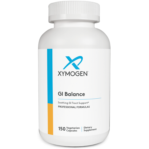 Xymogen GI Balance, 150 capsules, front of bottle