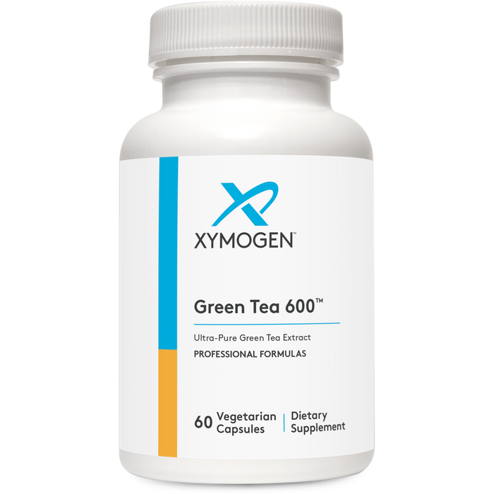 Xymogen Green Tea 600, 60 capsules, front of bottle