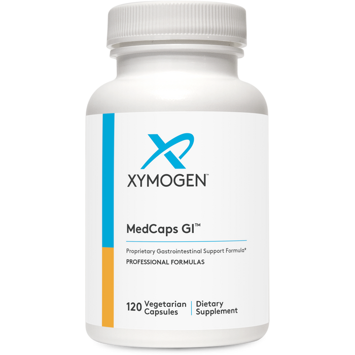 Xymogen MedCaps GI, 120 capsules, front of bottle
