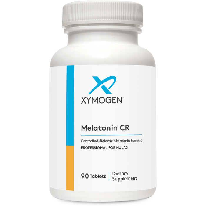 Xymogen Melatonin CR 5 mg, 90 tablets, front of bottle