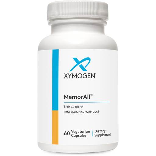 Xymogen MemorAll, 60 capsules, front of bottle