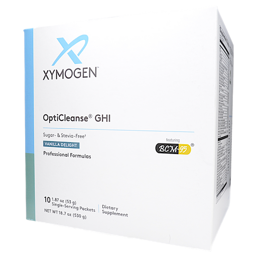Xymogen OptiCleanse GHI Vanilla Delight (Sugar- & Stevia-Free), 10 servings, front of box