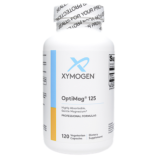 Xymogen OptiMag 125, 120 capsules, front of bottle