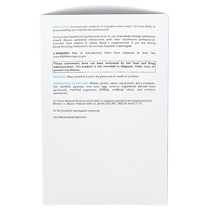 Xymogen OSAplex MK-7 60 packets directions label