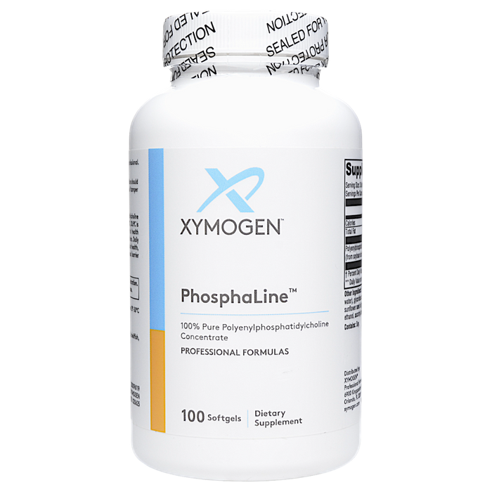 Xymogen PhosphaLine 2700 mg, 100 softgels, front of bottle