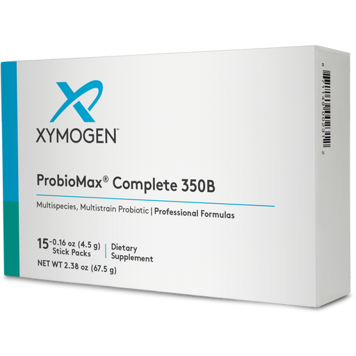 Xymogen ProbioMax Complete 350B, 15 servings, front of box