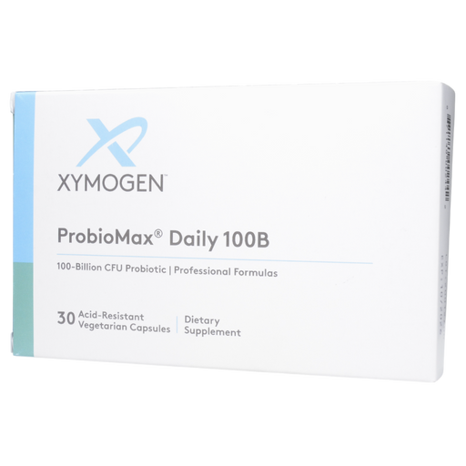 Xymogen ProbioMax Daily 100B, 30 capsules, front of box