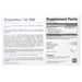 Xymogen ProbioMax Sb 35B 60 capsules supplement facts label