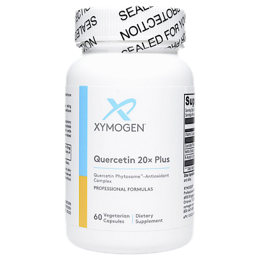 Bottle of Xymogen's Quercetin 20x Plus 60 capsules