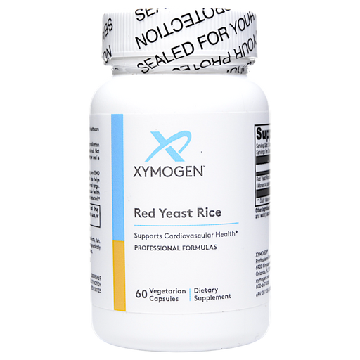 Xymogen Red Yeast Rice 110 mg, 60 capsules, front of bottle