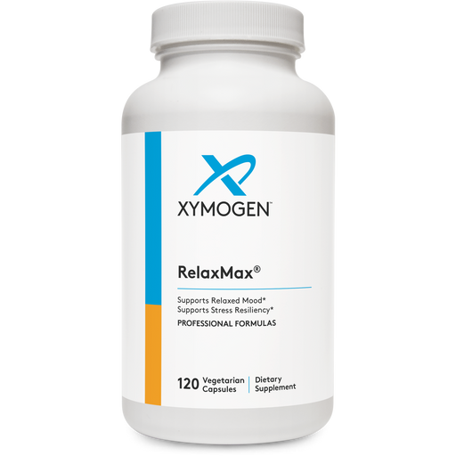 Xymogen RelaxMax, 120 capsules, front of bottle
