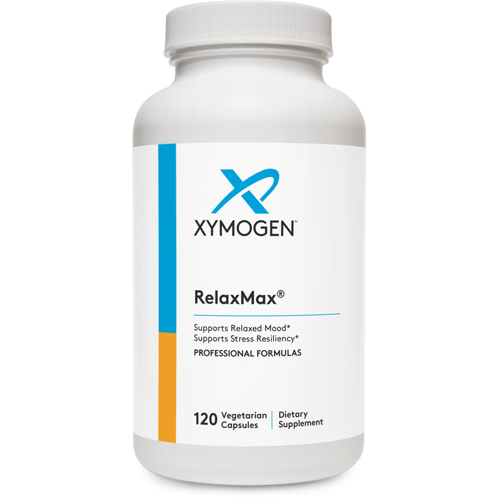 Xymogen RelaxMax, 120 capsules, front of bottle