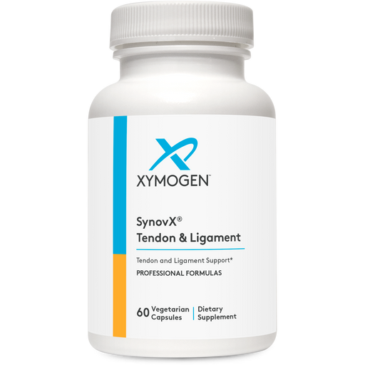 Xymogen SynovX Tendon & Ligament, 60 capsules, front of bottle