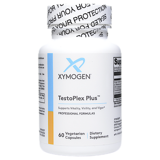 Xymogen TestoPlex Plus, 60 vegetarian capsules, front of bottle
