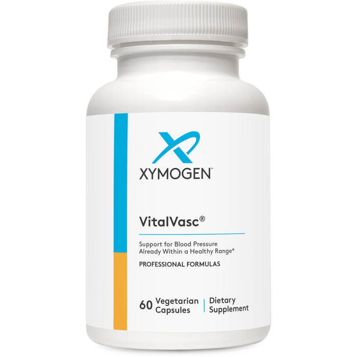 Xymogen VitalVasc, 60 capsules, front of bottle