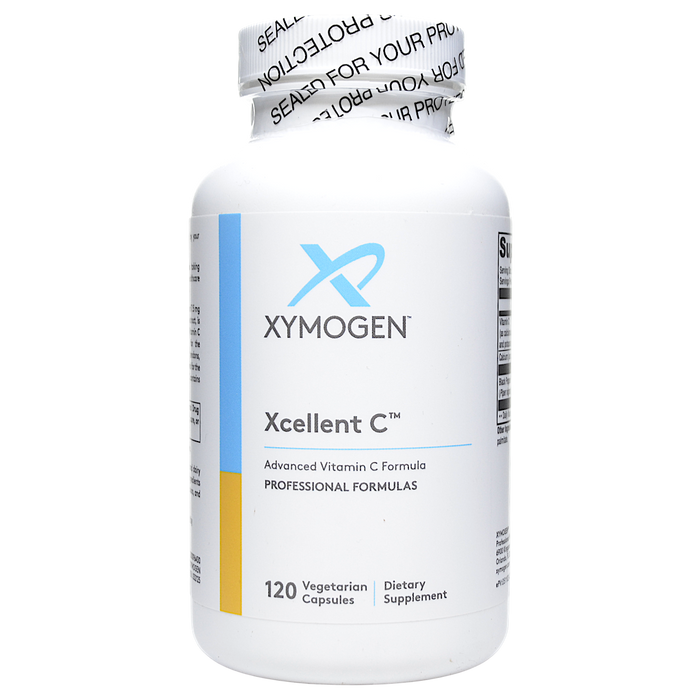 Xymogen Xcellent C, 120 capsules, front of bottle