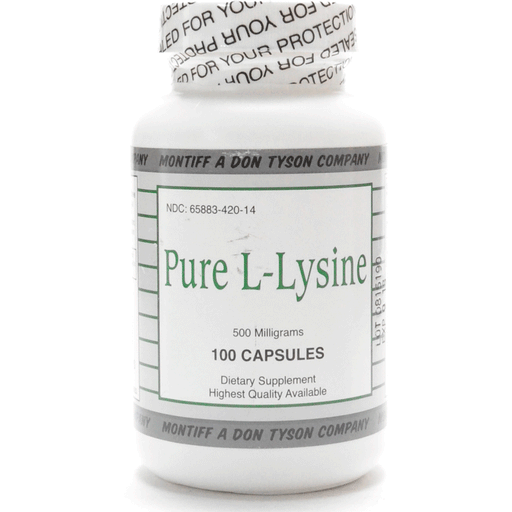 Montiff, Pure L-Lysine 500 mg 100 capsules
