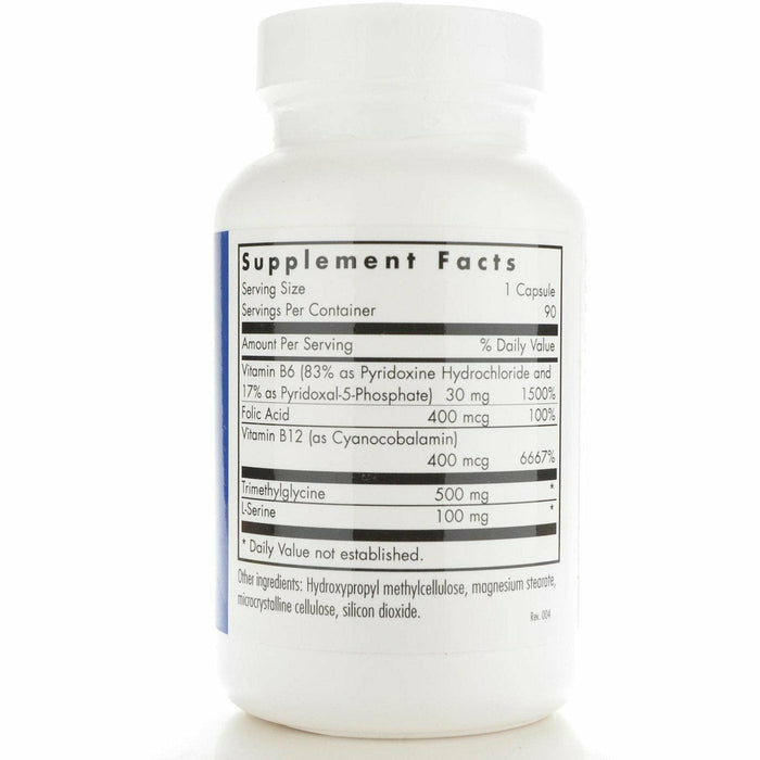 HomoCysteine Metabolism 90 caps by Allergy Research Group Supplement Facts