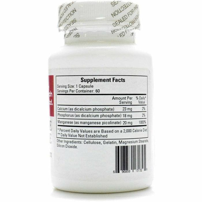 Manganese Picolinate 20 mg 60 caps by Ecological Formulas