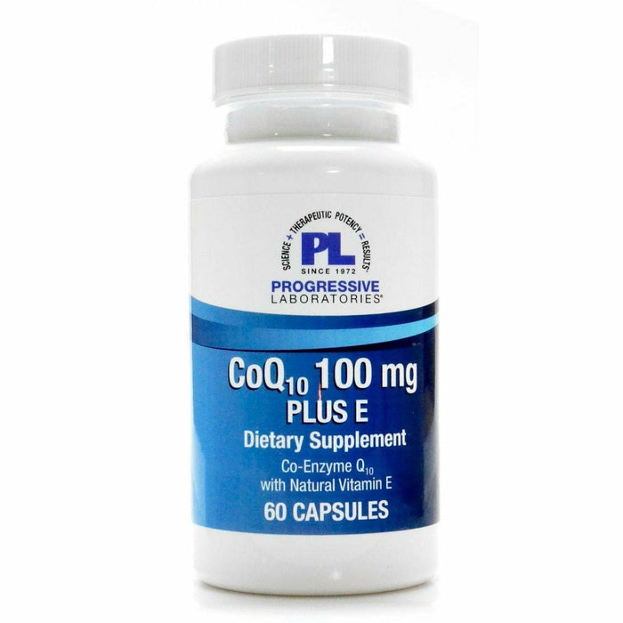 Progressive Labs, CoQ10 100 mg Plus E 60 caps