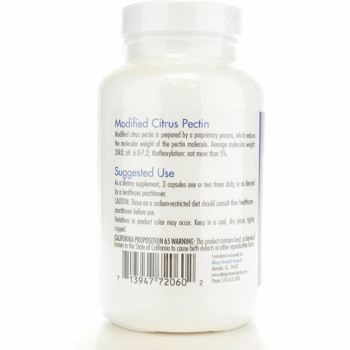 Modified Citrus Pectin 120 caps by Allergy Research Group Suggested Use