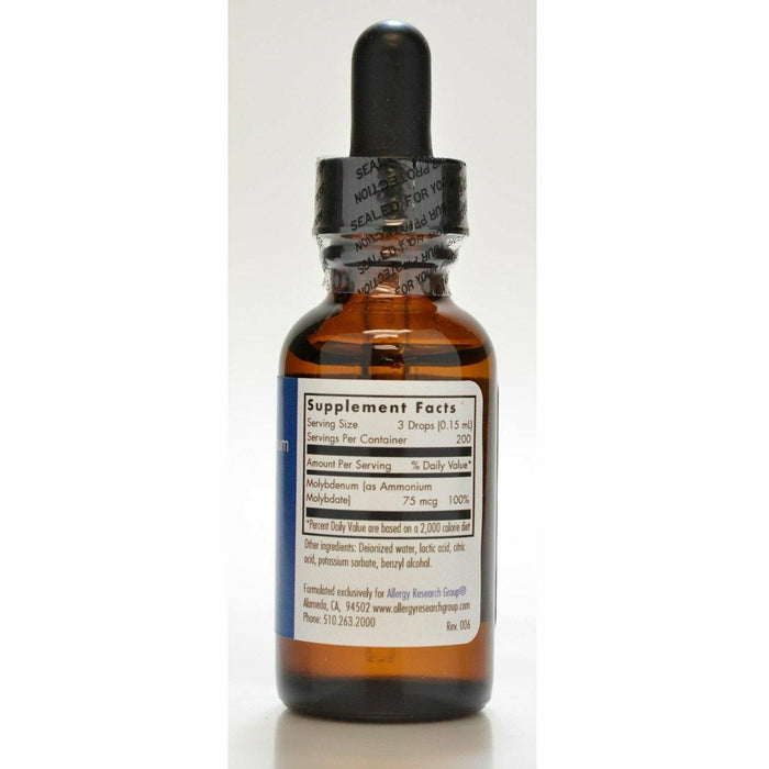 Molybdenum 1 oz by Allergy Research Group