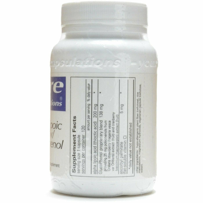 Alpha Lipoic Acid w/ GlucoPhen 120 vcaps by Pure Encapsulations