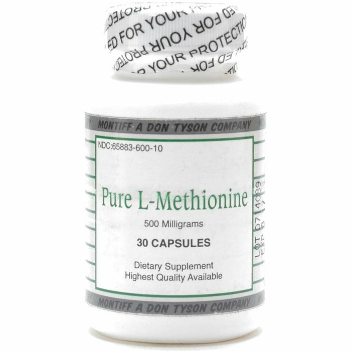 Pure L-Methionine 500 mg 30 caps